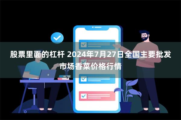 股票里面的杠杆 2024年7月27日全国主要批发市场香菜价格行情