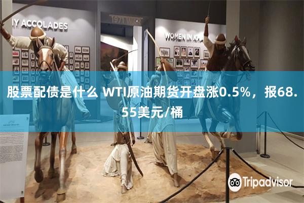 股票配债是什么 WTI原油期货开盘涨0.5%，报68.55美元/桶