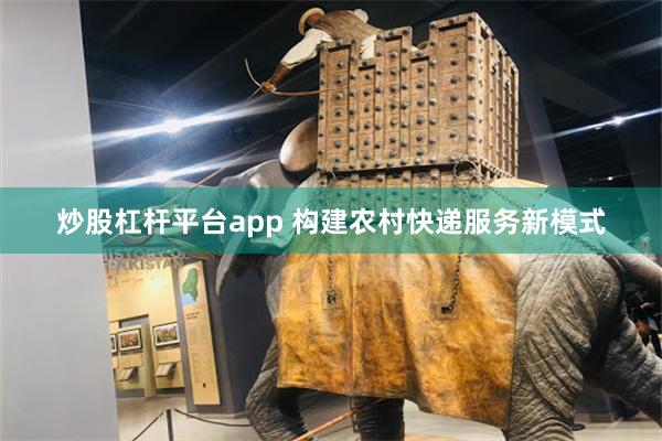 炒股杠杆平台app 构建农村快递服务新模式